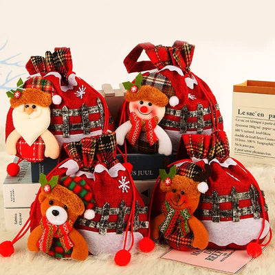 Christmas Gift Doll Bags