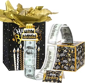 Christmas Gift Birthday Money Box for Cash Gift