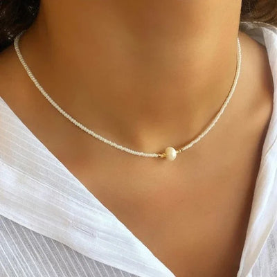 🎁2024 New Year Hot Sale🎁 Freshwater Pearl Necklace (4 Color Options)