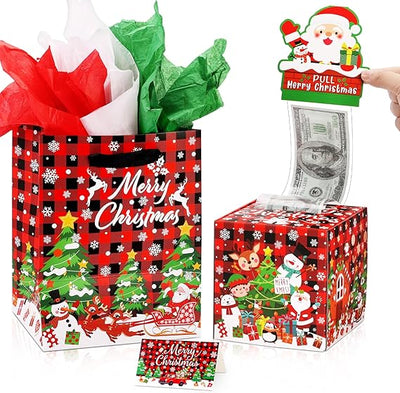 Merry Christmas Money Box for Cash Gift