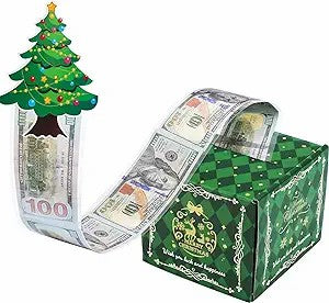 Christmas Tree Money Box for Cash Gift