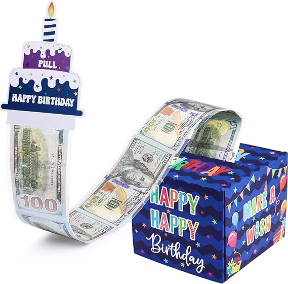 Christmas Gift Birthday Money Box for Cash Gift