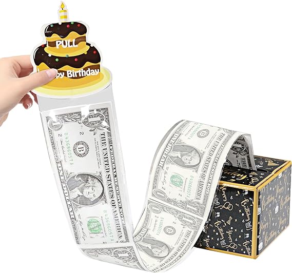 Birthday Money Box for Cash Gift