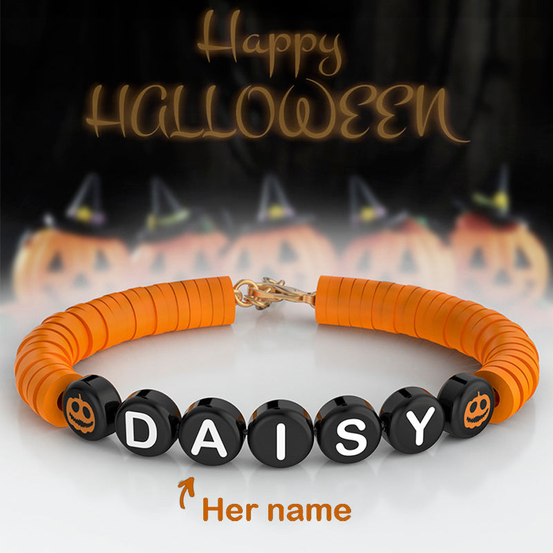 halloween Name Bracelet