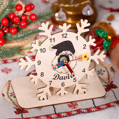 Christmas Gift Custom Wooden Clock