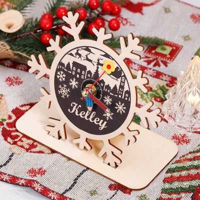 Christmas Gift Custom Wooden Clock