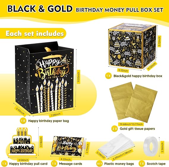 Christmas Gift Birthday Money Box for Cash Gift