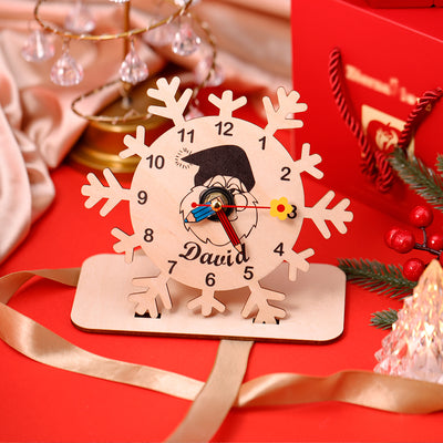 Christmas Gift Custom Wooden Clock