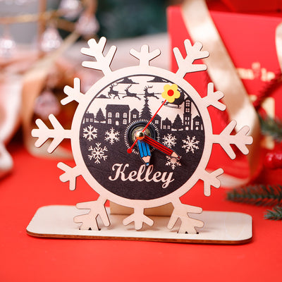 Christmas Gift Custom Wooden Clock
