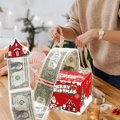 Merry Christmas Money Box for Cash Gift