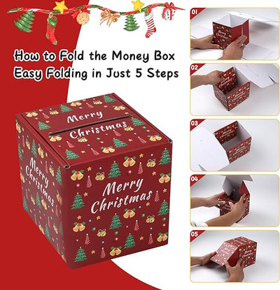 Merry Christmas Money Box for Cash Gift