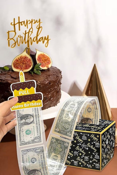 Birthday Money Box for Cash Gift