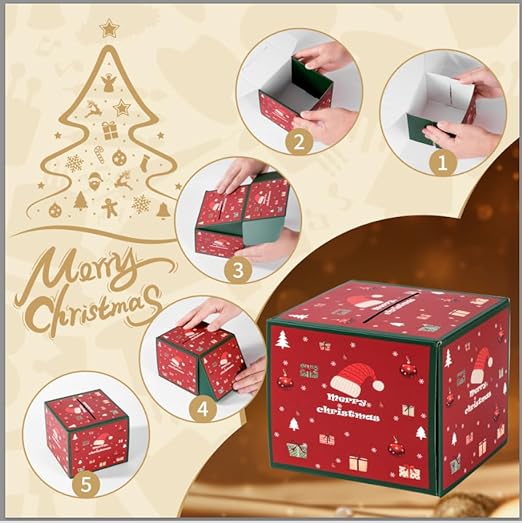 Christmas Gift Money Box for Cash Gift