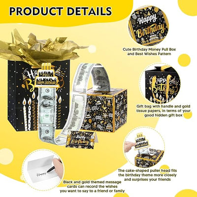 Christmas Gift Birthday Money Box for Cash Gift