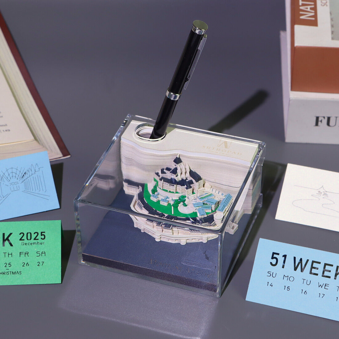 Mont St. Michel (With Light & Calendar 2025)