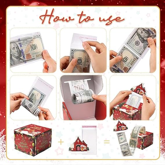 Christmas Money Box for Cash Gift