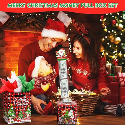 Merry Christmas Money Box for Cash Gift