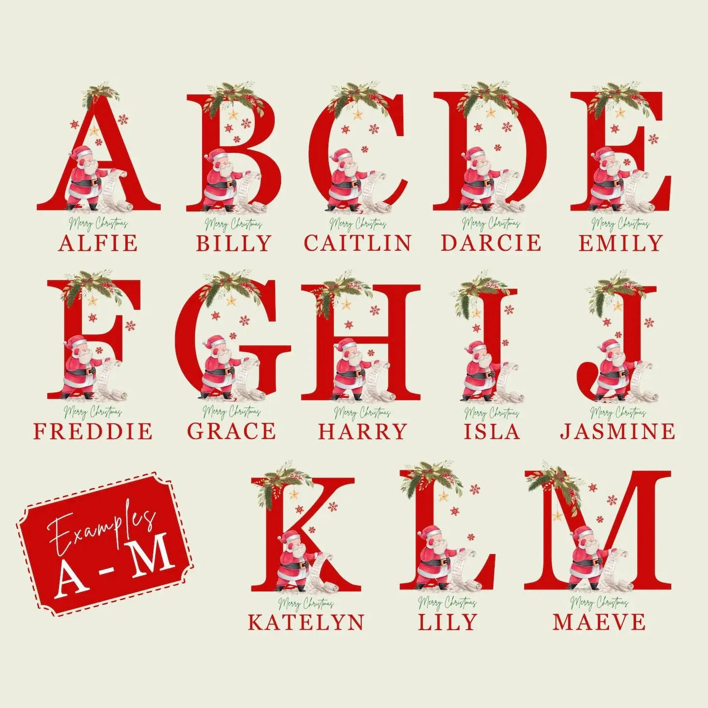 Personalized Santa Sack