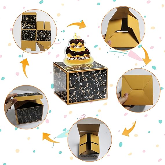 Birthday Money Box for Cash Gift