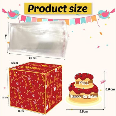 Happy Birthday Money Pull Box