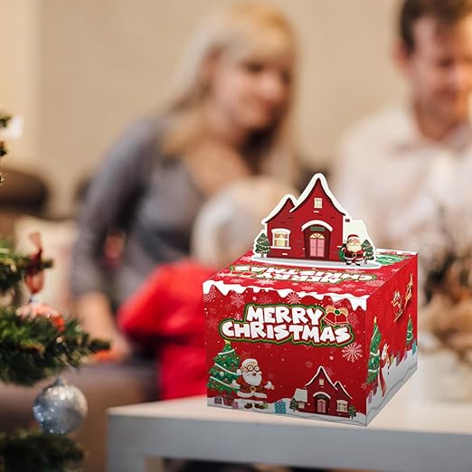 Merry Christmas Money Box for Cash Gift