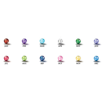 "My Treasured Granddaughter" Name And Birthstone Bracelet