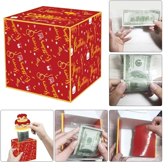 Happy Birthday Money Pull Box