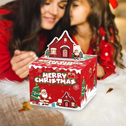 Merry Christmas Money Box for Cash Gift