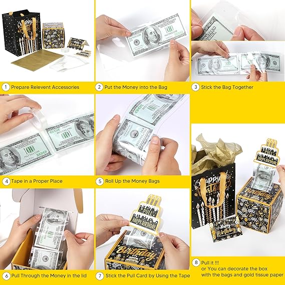 Christmas Gift Birthday Money Box for Cash Gift