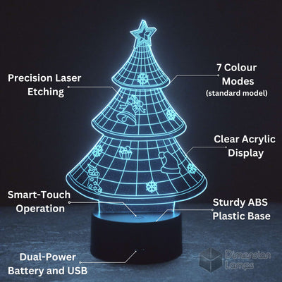 Christmas Tree 3D Lamp