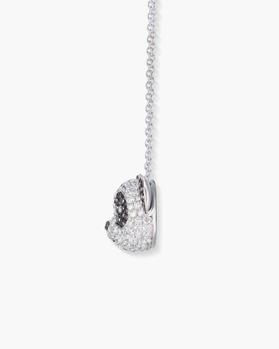 Panda Pavé Diamond Pendant Necklace