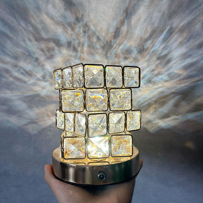 Veilleuse Rose Cristal