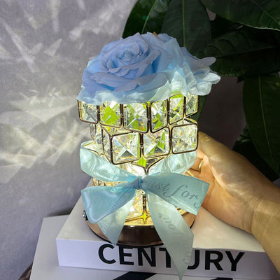 Veilleuse Rose Cristal