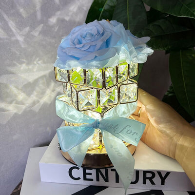 Veilleuse Rose Cristal