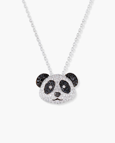 Panda Pavé Diamond Pendant Necklace