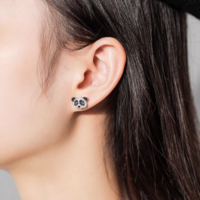 Panda Pavé Diamond Pendant Necklace