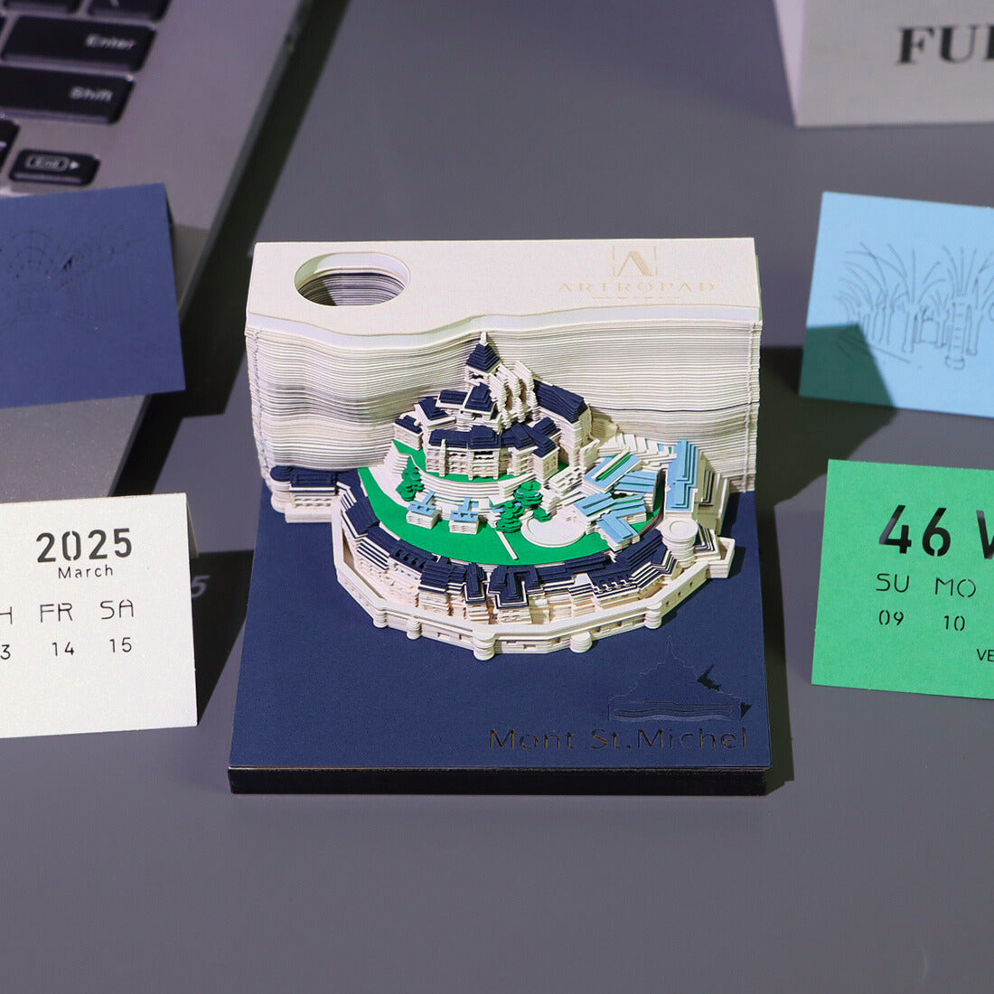 Mont St. Michel (With Light & Calendar 2025)