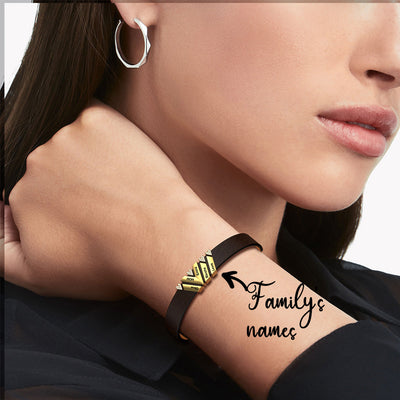 Christmas Gift Women's Bracelet With Crystal Charms for Grandma/Mom