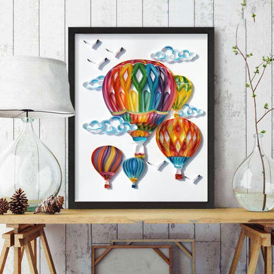 Paper Filigree painting Kit - Balloon