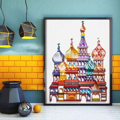 Paper Filigree painting Kit - Castle