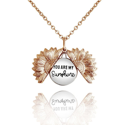 Mother's Day Gift "You Are My Sunshine"🌻 Personalized Sunflower Necklace
