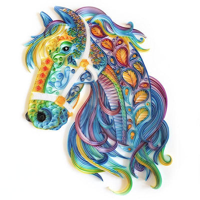 Paper Filigree painting Kit - Horse