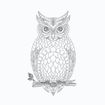 Paper Filigree painting Kit - OWL