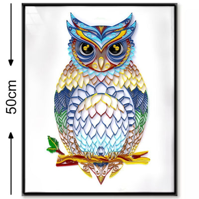 Paper Filigree painting Kit - OWL