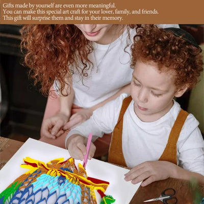 Paper Filigree painting Kit - OWL