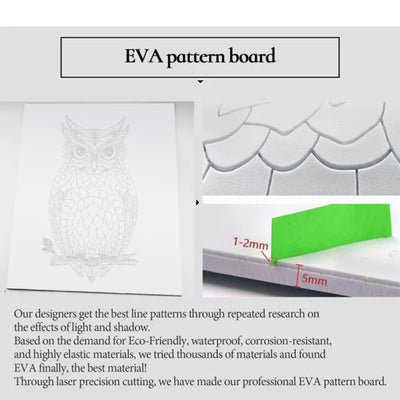 Paper Filigree painting Kit - OWL