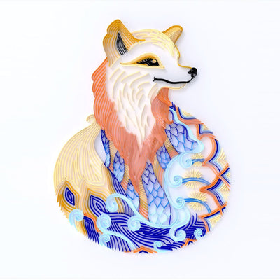 Paper Filigree painting Kit - FOX
