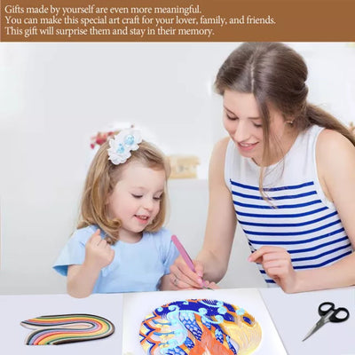 Paper Filigree painting Kit - FOX