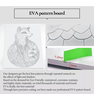 Paper Filigree painting Kit - FOX