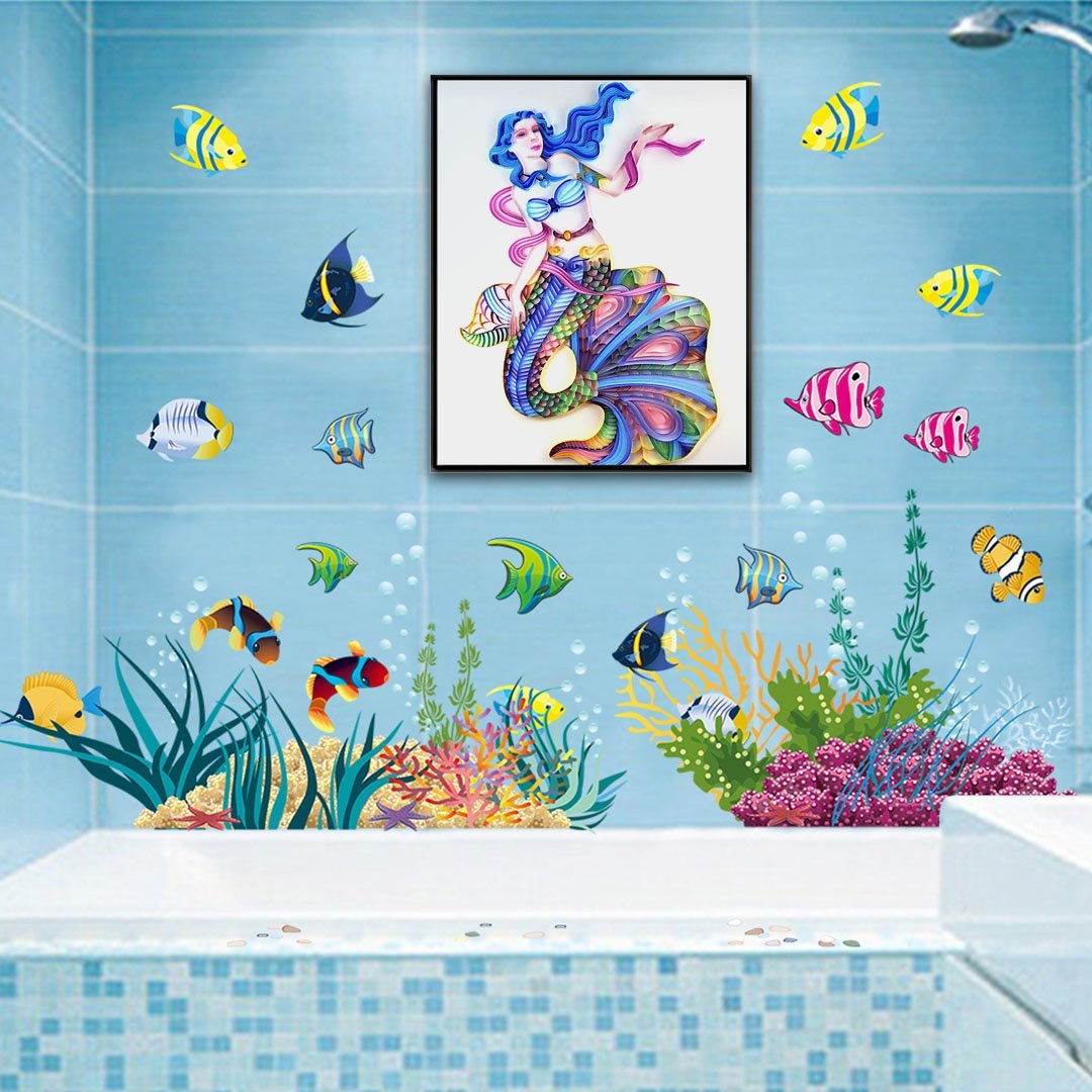 Paper Filigree painting Kit - Mermaid